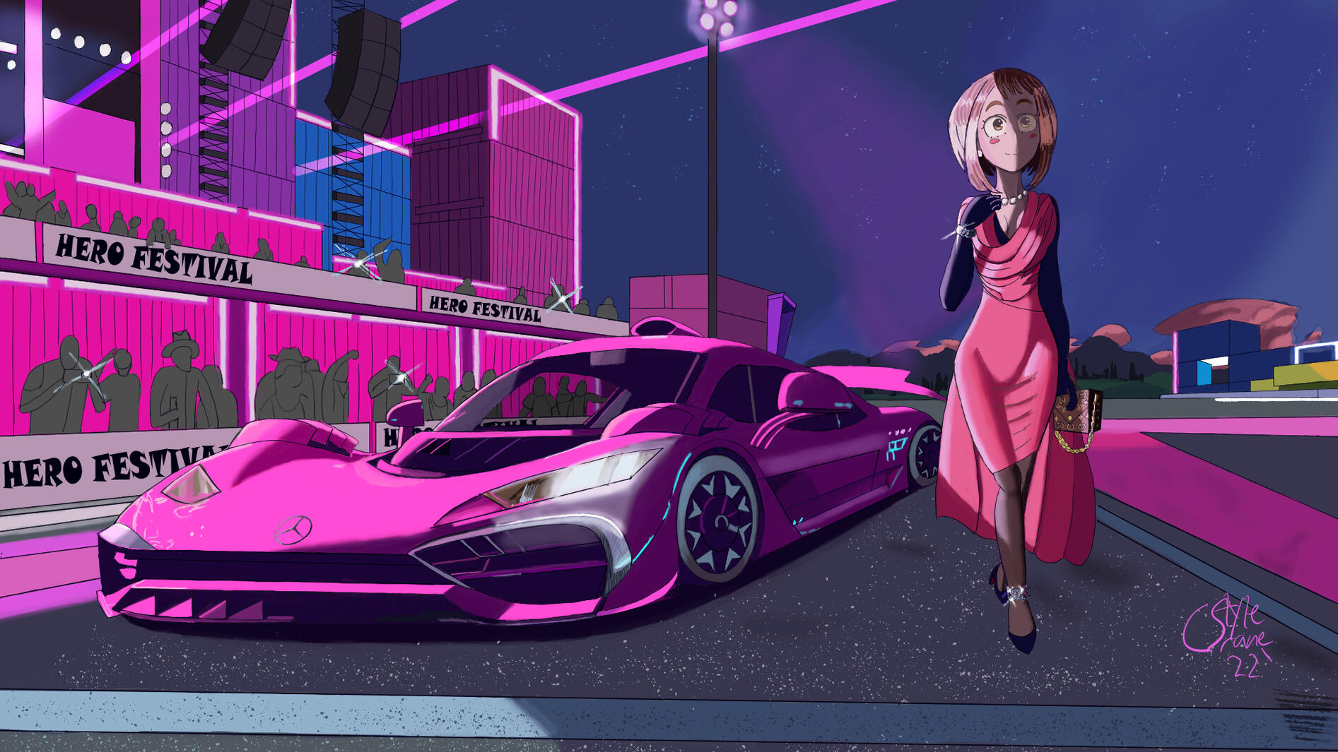 Uraraka Ochako McLaren AMG One 11/12/22