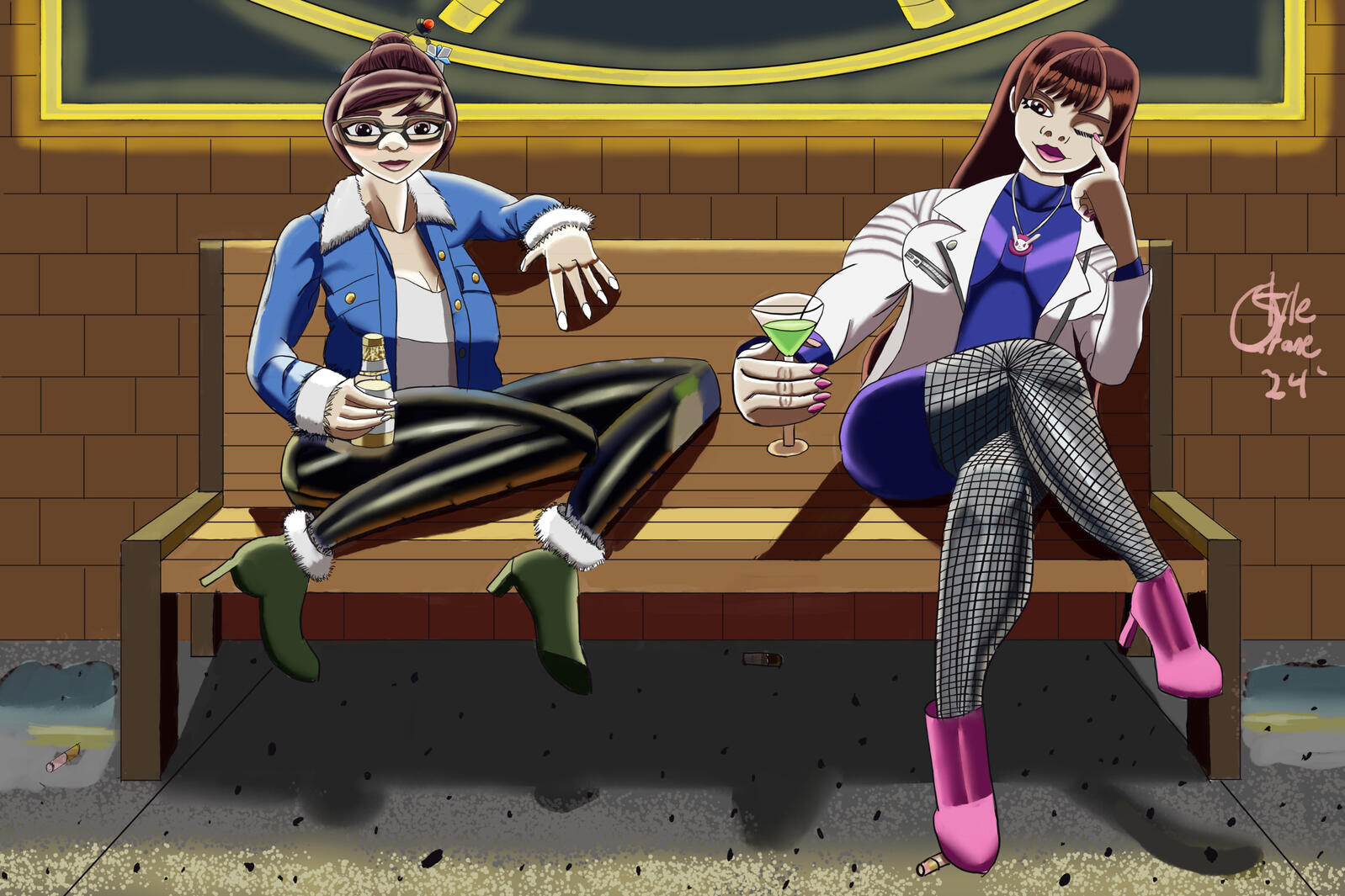 Mei and D.Va's Night Out 7/3/24