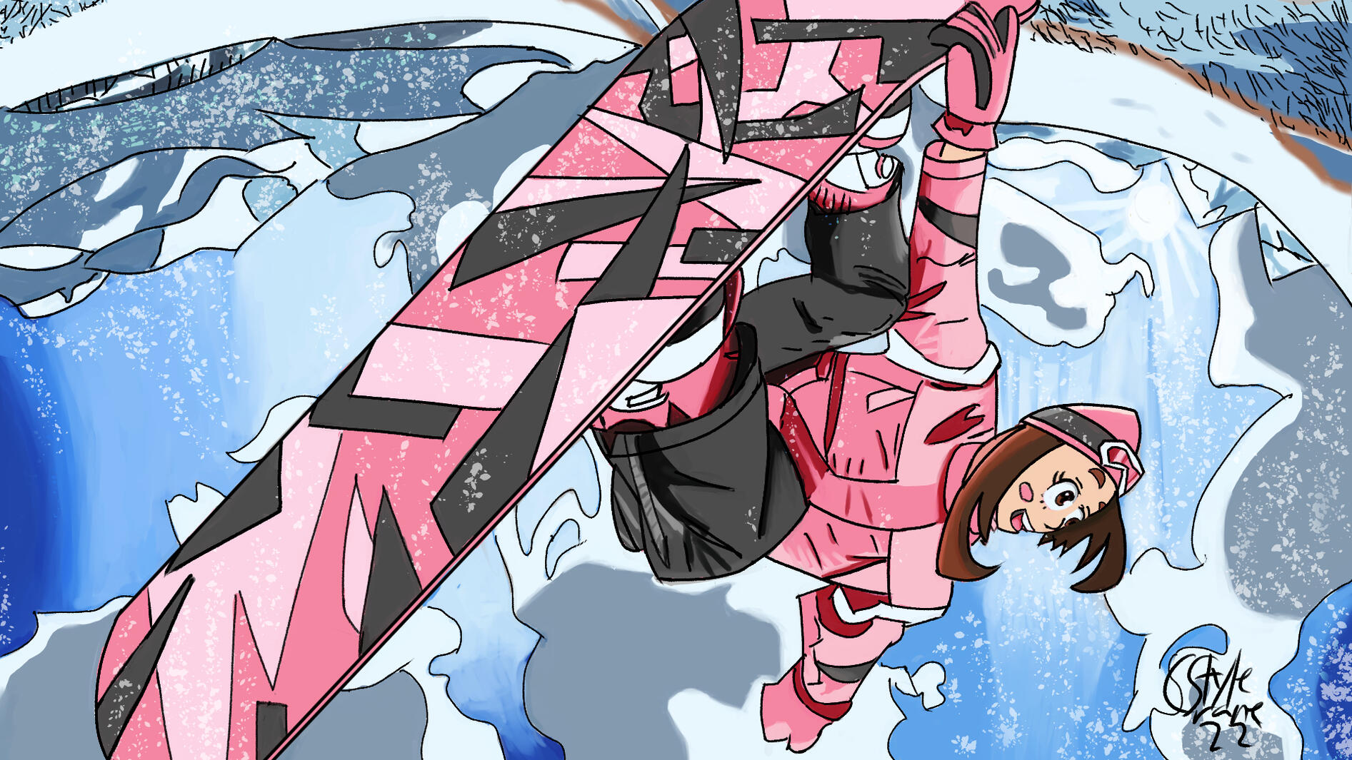 Uraraka Snowboarding Winter Olympics 2022 2/22/2022